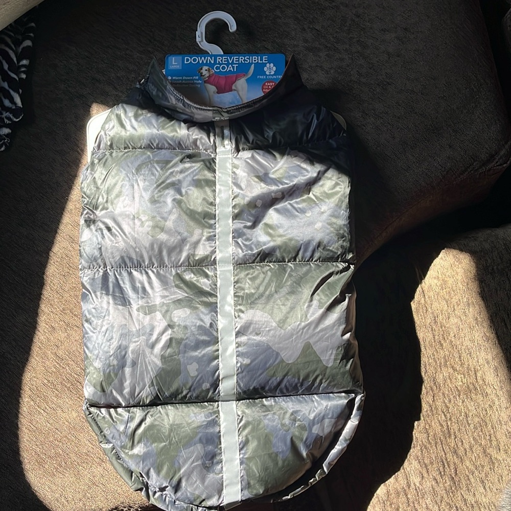 Dog Down Coat-sz Large